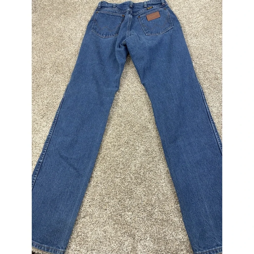 Vintage Women's Wrangler 14MWZG High Rise Slim Fit USA Jeans Sz 9x34 #0393